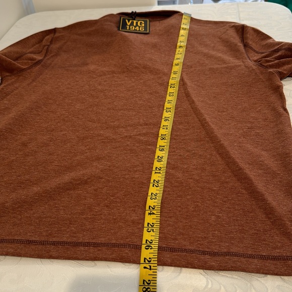 Vintage 1946 Men's Heathered Stretch Rib Knit Half Zip Pullover. Size Large. - Picture 11 of 13